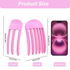 OKAABAY conjunto tres clips volumizadores para peinado rápido.