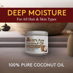 OKAY Aceite de coco puro para la piel: hidratación suave y duradera.