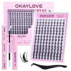 OKAYLOVE LIRA racimos con puntas para efecto manga definido y ligero.