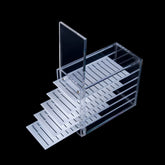 OLACHIKKO Organizador de pestañas con tapa magnética para evitar deslizamientos.