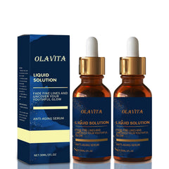 OLAVITA serum facial botella para hidratación diaria y absorción rápida.