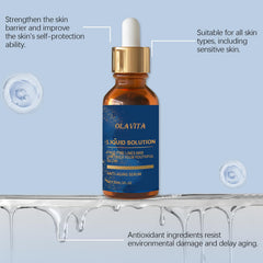 OLAVITA serum ingredientes vitamina E con antioxidantes para la piel.