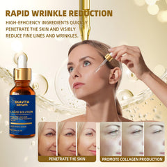 Textura líquida suave de Olavita Serum que se absorbe rápidamente.