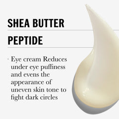 Etiqueta sin fragancia de crema de ojos Olay para piel sensible.