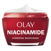 Olay Regenerist Niacinamida crema rostro en frasco para hidratación duradera.