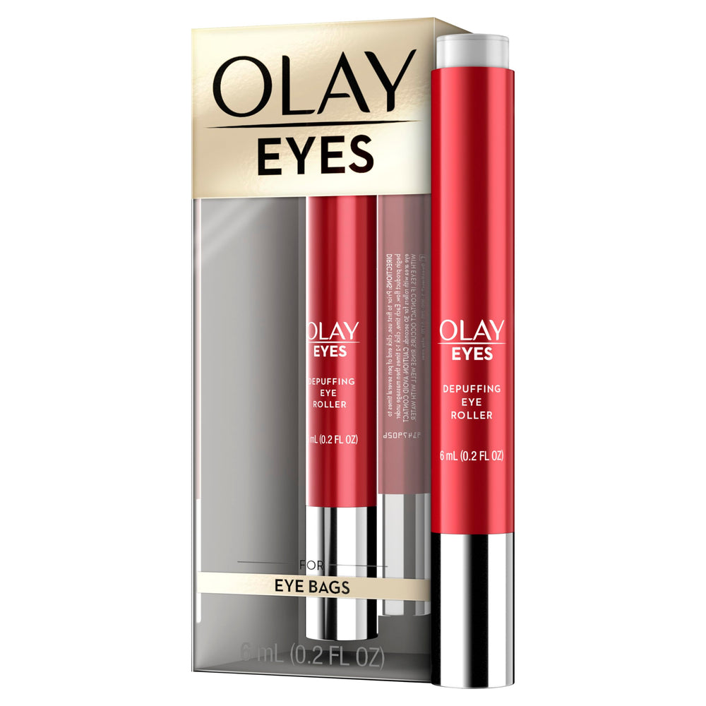 Olay Rodillo para Ojos Descongestionante, alivio rápido de bolsas y ojeras.