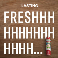 Old Spice Fiji dry spray front label highlighting aluminum-free formula.