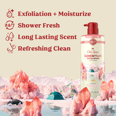 Old Spice GentleMan's gel de ducha exfoliante con espuma cremosa para duchas