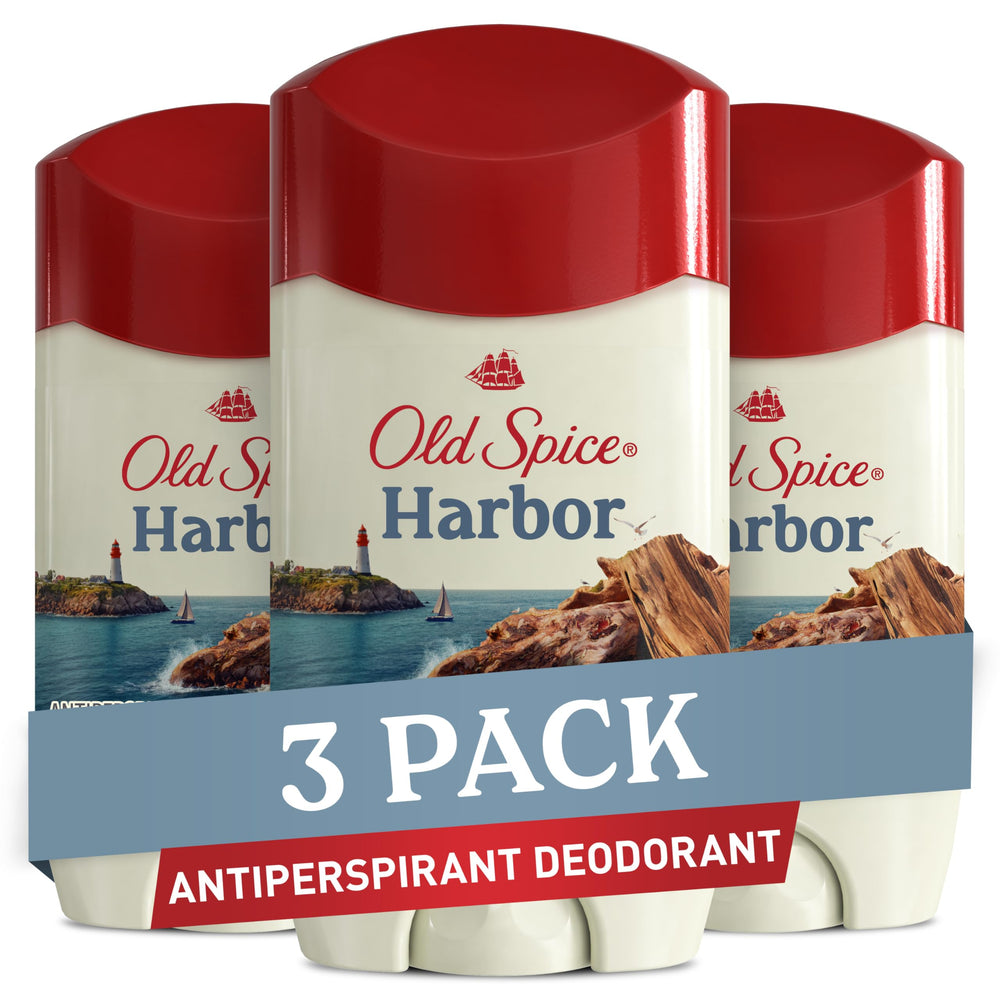 Old Spice Harbor – Bouteille d’antiperspirant avec fraîcheur côtière et protection durable.