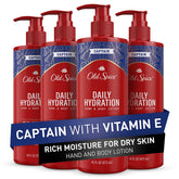 Old Spice hidratación diaria con bomba para una aplicación rápida y uniforme.