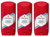 Desodorante Old Spice High Endurance Fresco en barra, paquete de 3, aroma duradero.