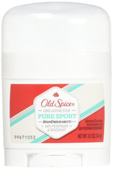 Old Spice High Endurance Pure Sport, empaque de tamaño viaje para uso diario y portabilidad.