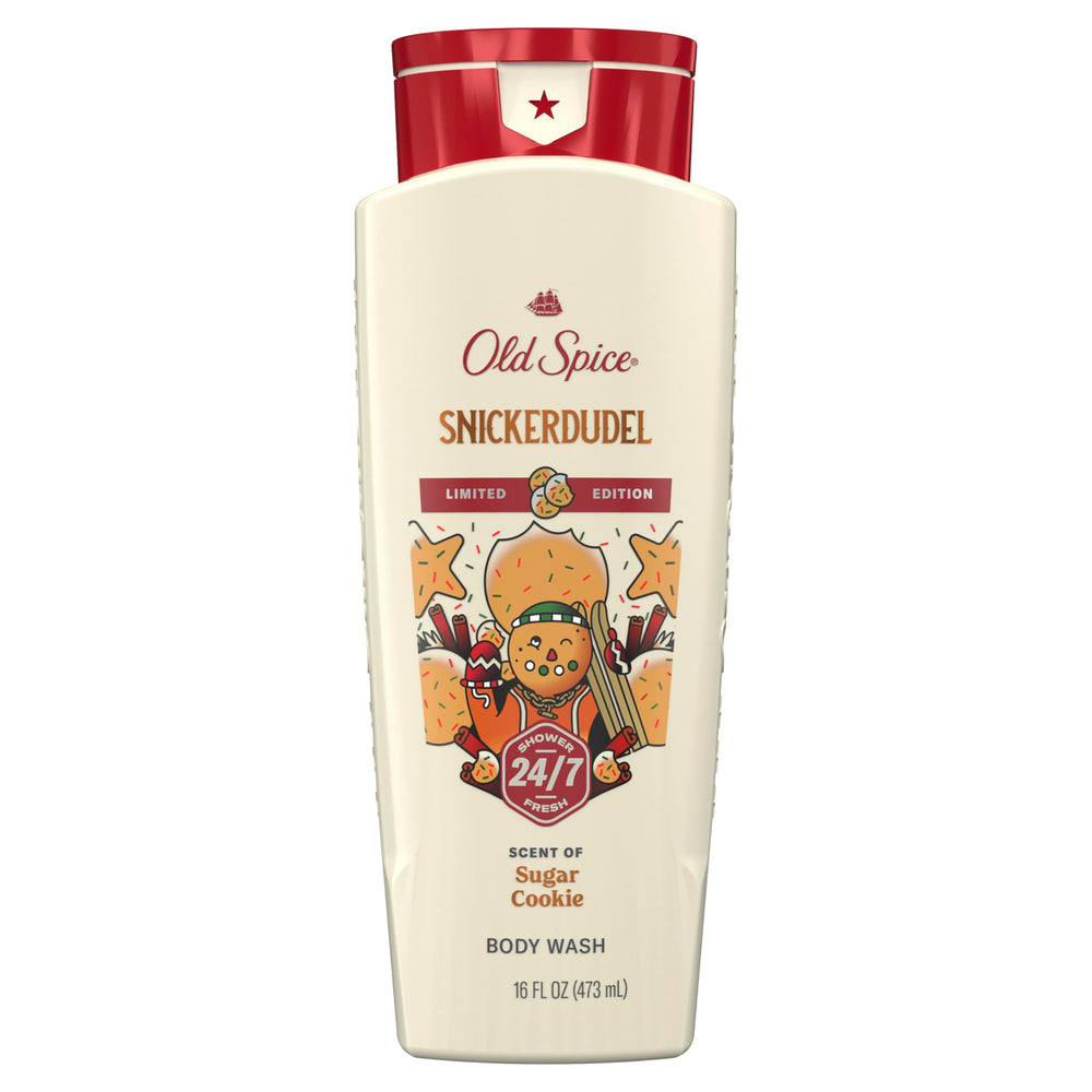 Old Spice Holidude gel de ducha Snickerdudel, aroma festivo para la ducha diaria.