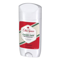 Old Spice Jour de Match bâton antitranspirant maintient les odeurs sous contrôle toute la journée.