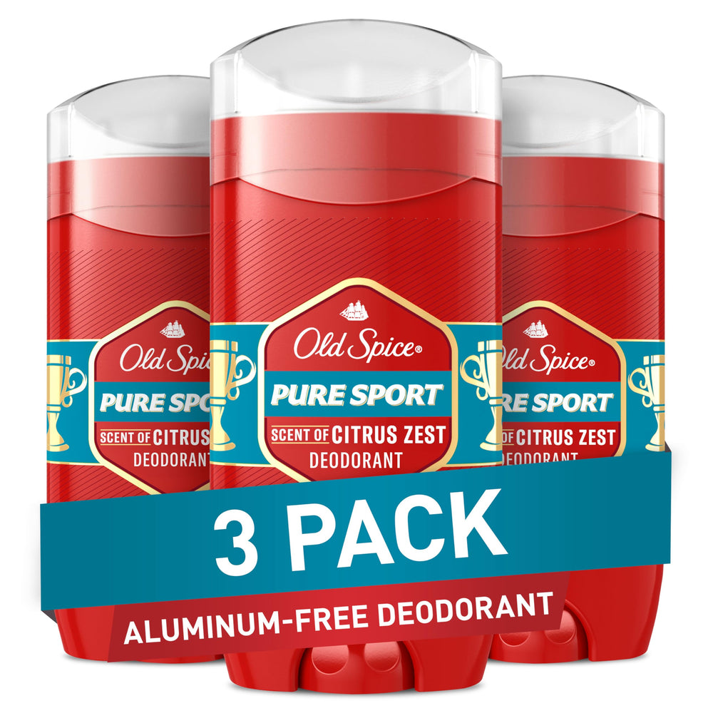 Old Spice Pure Sport desodorante para hombres, aplicación clara y fresca durante todo el día.