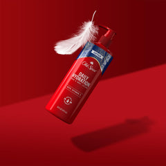 Old Spice vitamina E nutre la piel para uso diario.