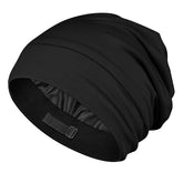 Bonete de seda OLESILK para bebé negro, suave y protector del cabello nocturno.