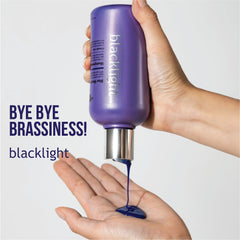 Oligo Professionnel Blacklight Champú Azul: espuma suave al aplicar, mantiene rubios luminosos.