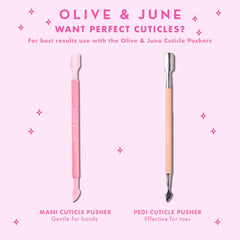 Olive & June Cuticle Remover: exfoliación suave para cutículas sin raspar.