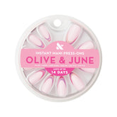 Olive & June Instant Mani ajuste cómodo gracias a 21 tallas inclusivas.