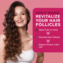 OLIVITA Minoxidil espuma 5% favorece crecimiento capilar visible.
