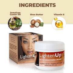 Textura cremosa de OMIC Lighten-Up Plus para uso diario en rostro