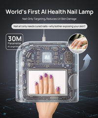 O NAIL lámpara uñas pantalla viva: supervisa el proceso de curado en tiempo real.