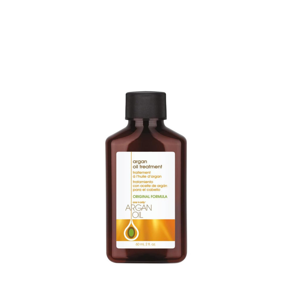One 'N Only Argan Oil, tratamiento ligero para cabello natural, absorción rápida sin grasa.