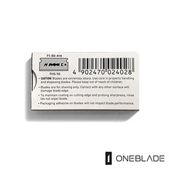 Boite-recyclable Feather FHS-10 OneBlade, option éco-responsable pour les déchets.