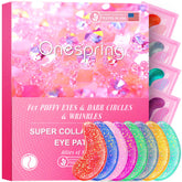 Parches para ojos Onespring, paquete de 24 pares para revitalizar la mirada.