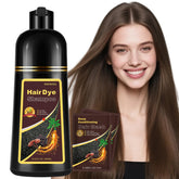 Onilyua hair dye shampoo bottle pour for quick color.