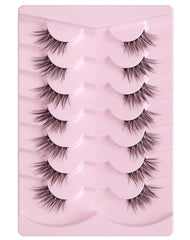 Onlyall pestanas parciales efecto pluma para look suave.