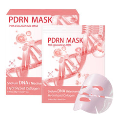 ONMYLOVIN mascarilla facial salmón DNA PDRN rosa para hidratación profunda.