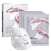 ONMYLOVIN paquete de 5 mascarillas colágeno hidrogel nocturna para hidratación rápida.
