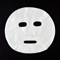Mascarilla facial de fibra pre-cortada Onwon para aplicación rápida.