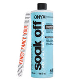 Onyx Professional quita esmalte coco con lima incluida para una manicura rápida y suave