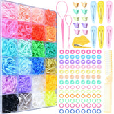 Accesorios de OOPPOO: gomas de pelo 36 colores para peinados variados