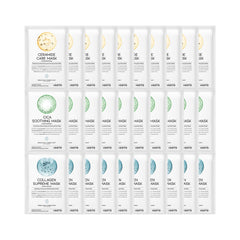 Coffret #OOTD avec masques feuilles hydratants pour peau douce.