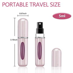 Opasyo mini-atomizador plata 5 ml, diseño elegante para cualquier ocasión.
