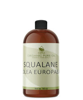 OPO Esqualano: botella de aceite de oliva para hidratación suave.