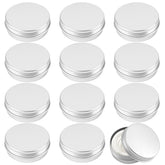 Opvixi latas de aluminio de 60 mililitros con tapas, conjunto para viaje y almacenamiento.