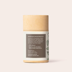 Organic Jaguar con ingredientes naturales como coco y manteca de karité para piel suave.