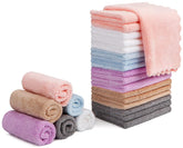 Toallitas Orighty desmaquillantes, textura coral suave para la limpieza facial.