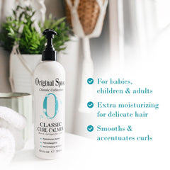 Original Sprout Curl Calmer, textura suave sin enjuague para cabello húmedo o seco.