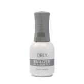 Orly GELFX Builder in a Bottle Milky White bottle close-up for self-leveling gel extensions.