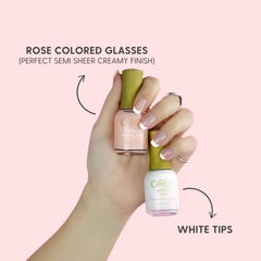 Orly manicura francesa color: brillo perla natural