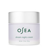 OSEA Crema Noche Ensueño: botella frontal para hidratación nocturna intensa.