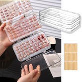 Oskrieel organizador de uñas plegable triple, compacto para bolso.