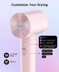 OSOU secador emite calor infrarrojo para un secado más uniforme.