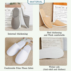 OSTADARRA Zapatillas spa suela EVA antideslizante para interiores.